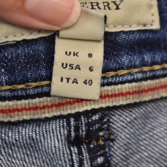 BURBERRY London: Blue, Boot-cut Denim Jeans Sz: 28 - Picture 8 of 9